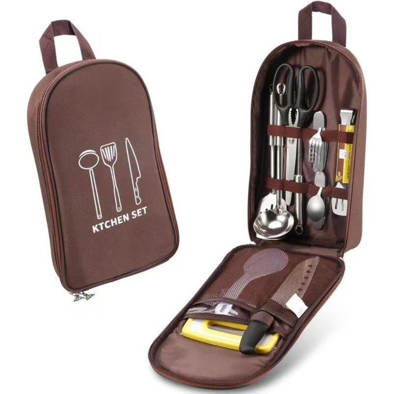 Camping Cooking Equipment Bag - Organizer per Utensili da Cucina da