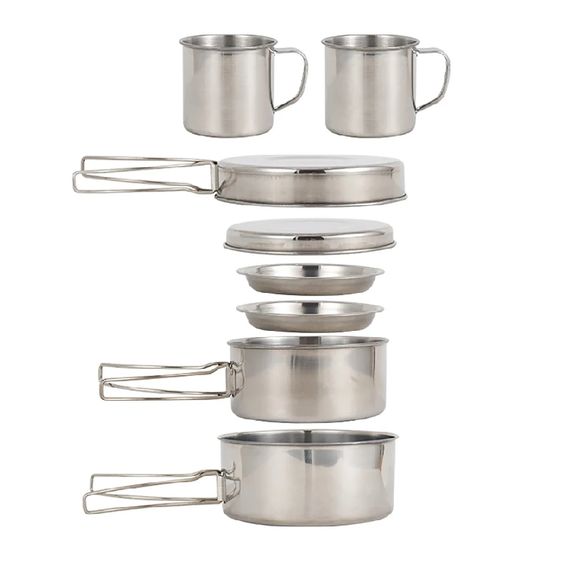Campfire Cooking Anime - Set da 8 Pezzi per Campeggio,
