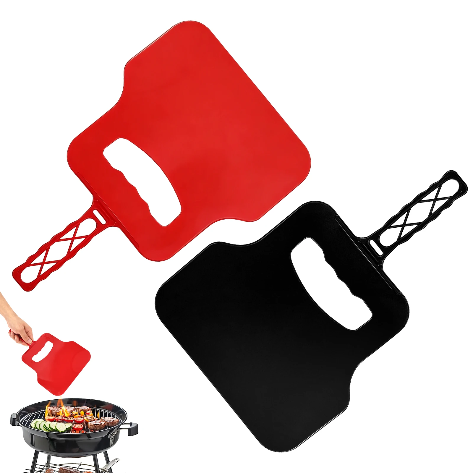 Camping Cooking Portable - Ventilatore Manuale in Plastica, Strumento Portatile