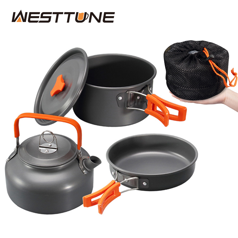 Campfire Cooking Anime - WESTTUNE Kit di pentole da campeggio