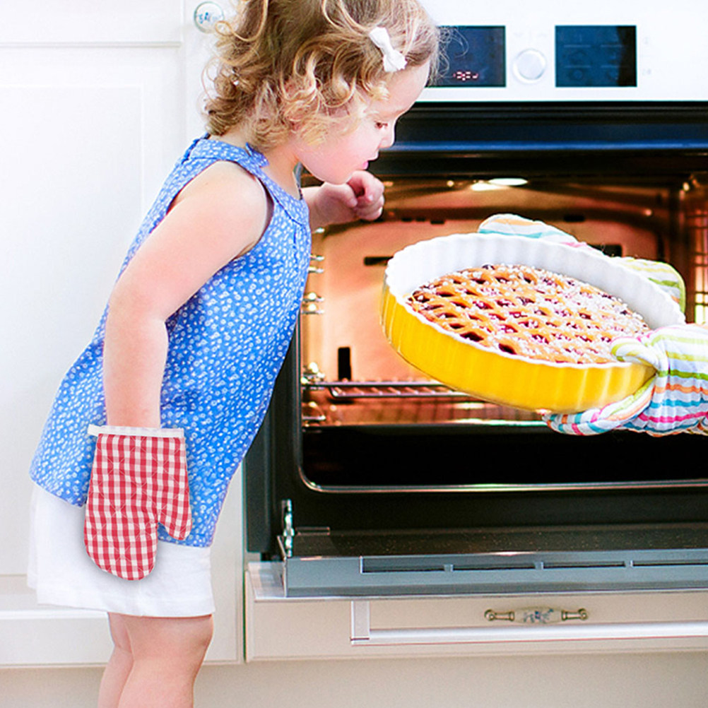 Camping Cooking Kids - 4 Guanti da Cucina per Bambini