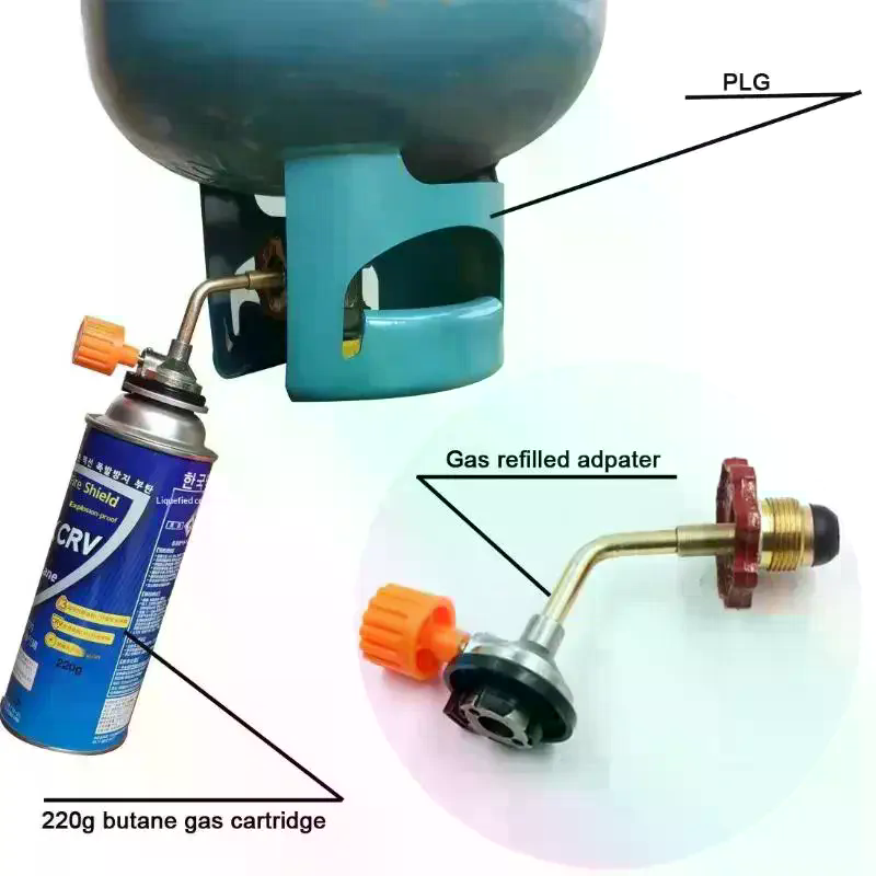 Camping Cooking Gazebo - Connettore Adattatore per Ricarica Bombole Gas
