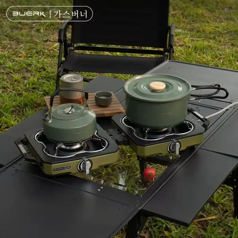 Camping Double Cooking Stove - BUERK Fornello da campeggio Doppio bruciatore
