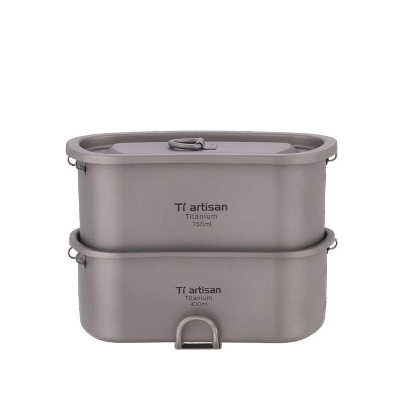 Camping Cooking Noodles - Set da cucina in titanio per