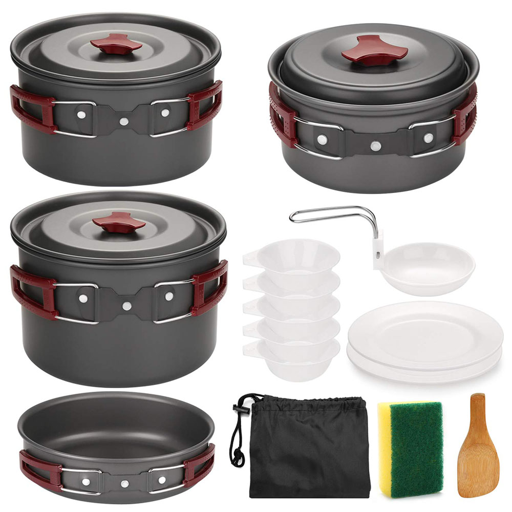 Campfire Cooking Anime - Kit di pentole da campeggio all'aperto