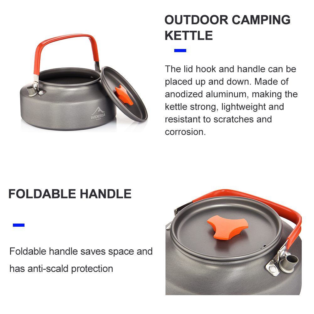 Widesea 1.1L 2 l1.5l bollitore - Camping Cooking Unit recensione e prezzo