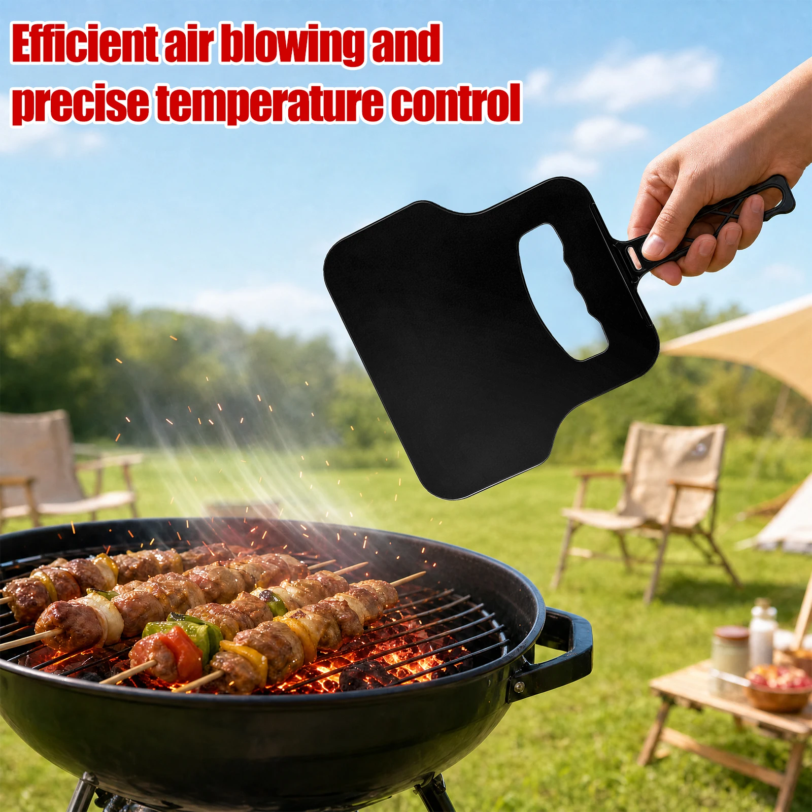 Ventilatore Manuale in Plastic - Camping Cooking Portable recensione e prezzo