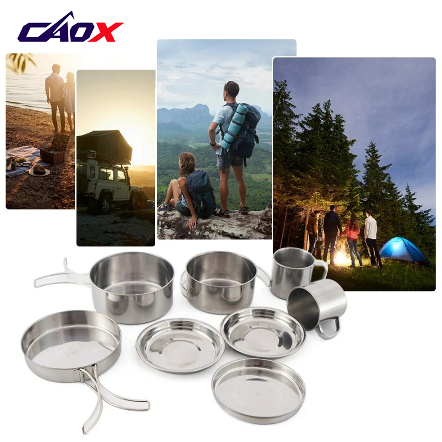 CAOX Set da 8 Pezzi per Campeg - Camping Cooking Hot Plate recensione e prezzo