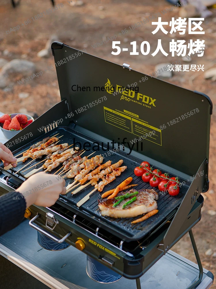 Z189 Griglia a gas a doppia te - Camping Double Cooking Stove recensione e prezzo