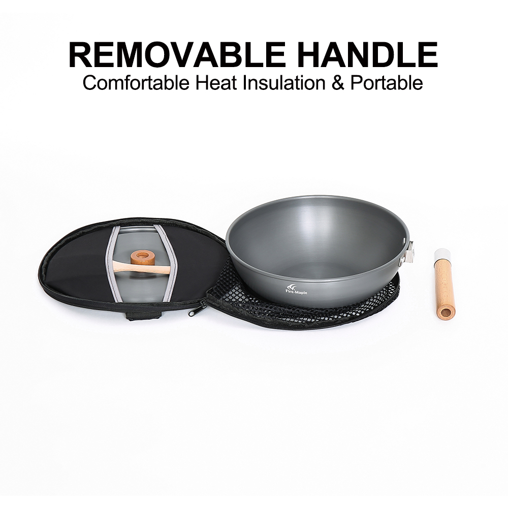 Wok da campeggio in acero da f - Camping Cooking Equipment Bag recensione e prezzo