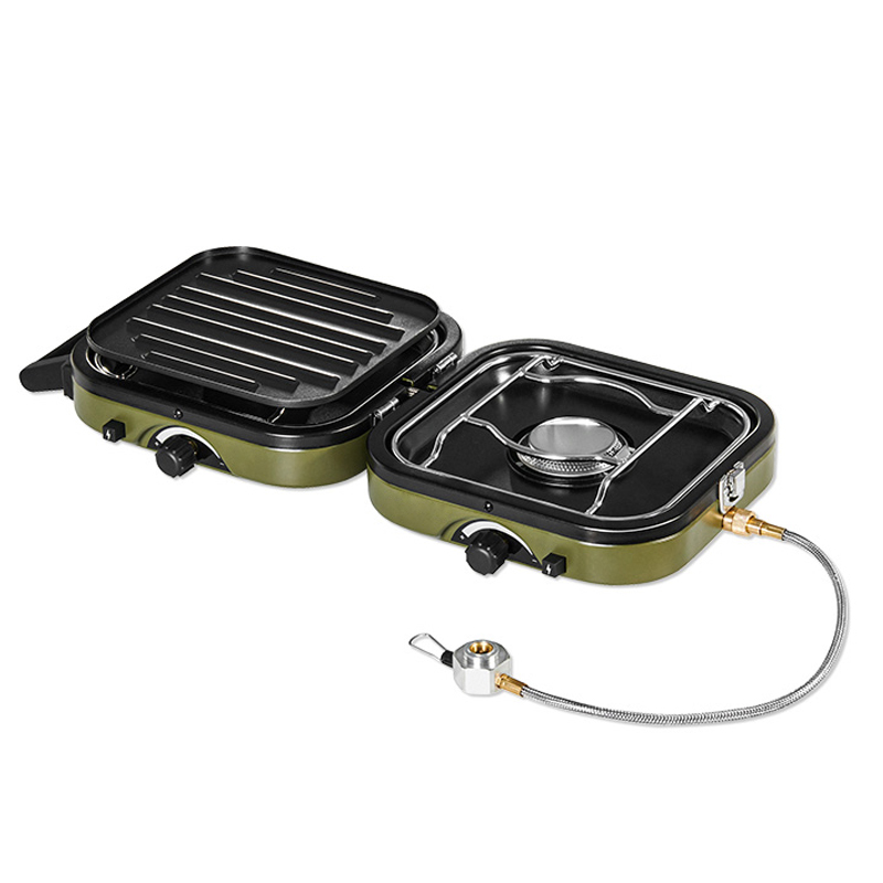 Fornello a Gas Pieghevole a Do - Camping Double Cooking Stove recensione e prezzo