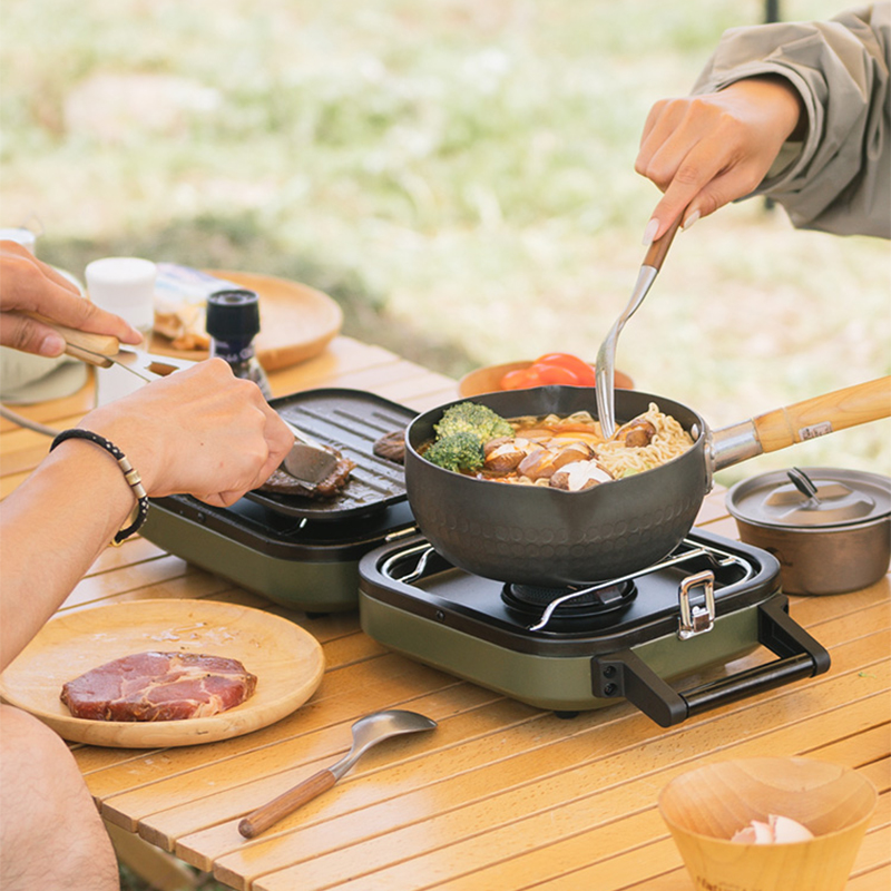 Fornello a Gas Pieghevole a Do - Camping Double Cooking Stove recensione e prezzo