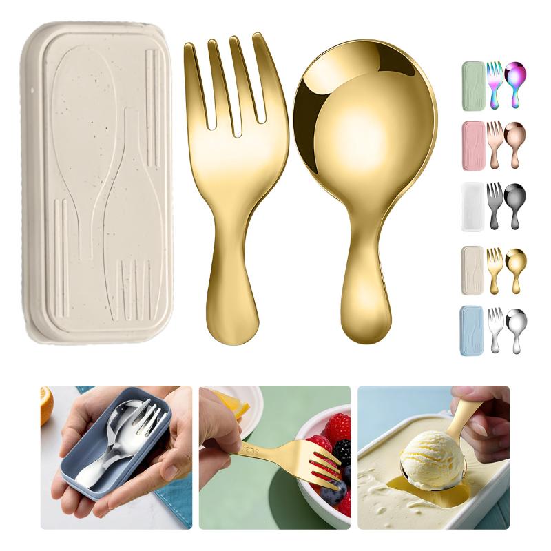 Set di stoviglie in acciaio in - Camping Cooking Box recensione e prezzo