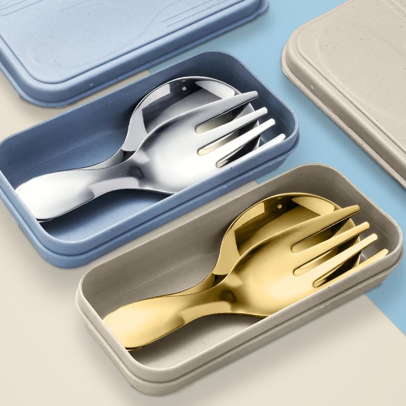 Set di stoviglie in acciaio in - Camping Cooking Box recensione e prezzo