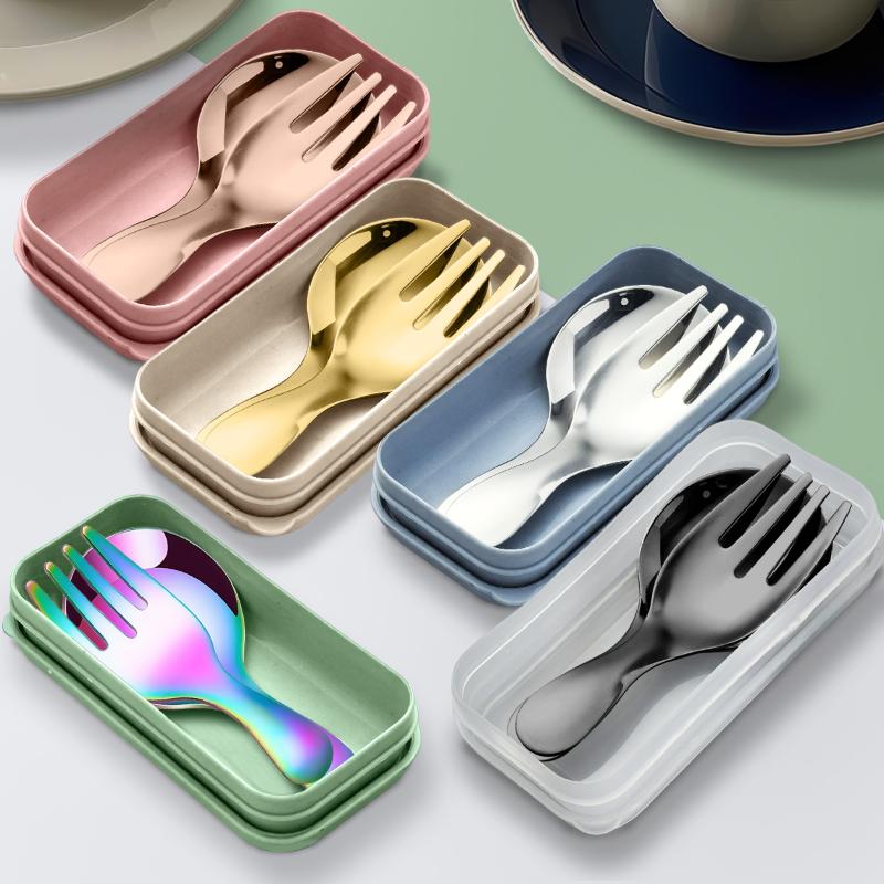 Set di stoviglie in acciaio in - Camping Cooking Box recensione e prezzo