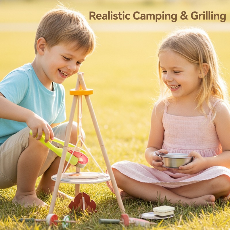 Set Giocattolo da Campeggio in - Camping Cooking Kids recensione e prezzo