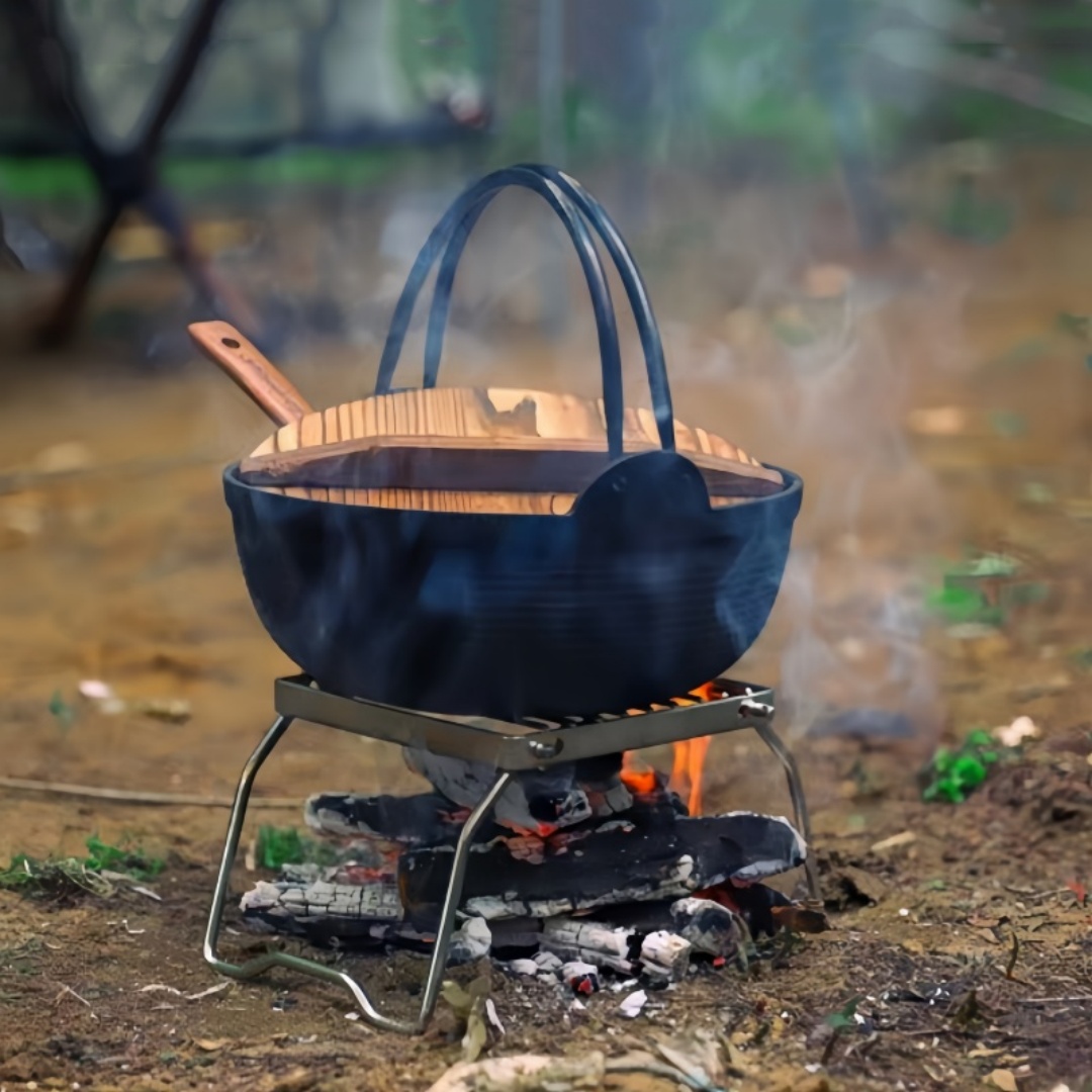Griglia da campeggio pieghevol - Camping Cooking Equipment Bag recensione e prezzo
