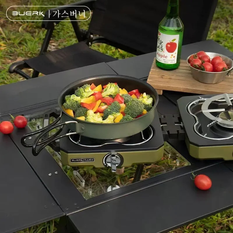 BUERK Fornello da campeggio Do - Camping Double Cooking Stove recensione e prezzo