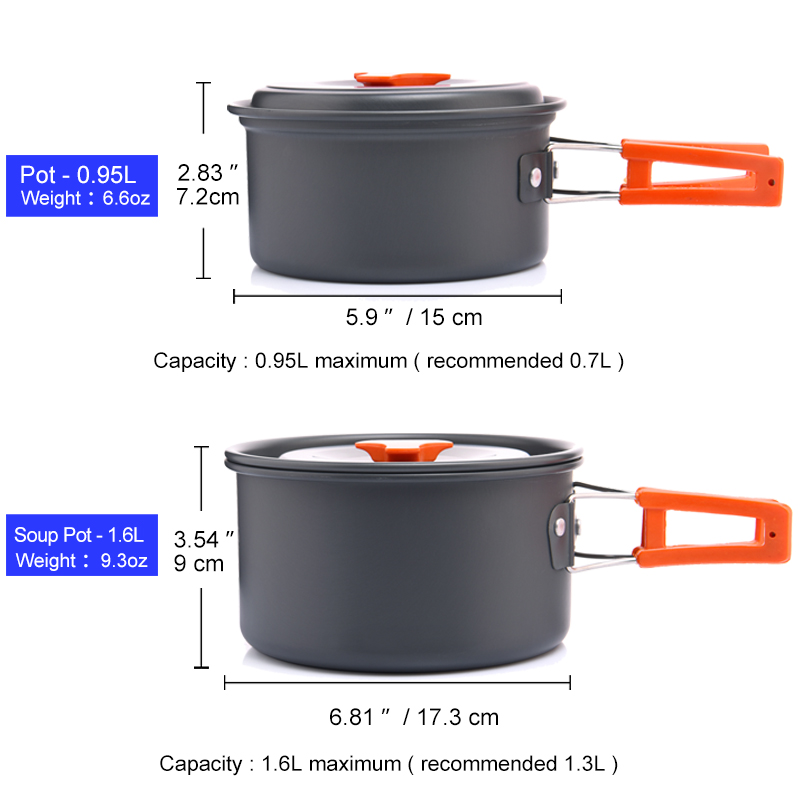 Widesea Set di pentole da camp - Camping Cooking Unit recensione e prezzo