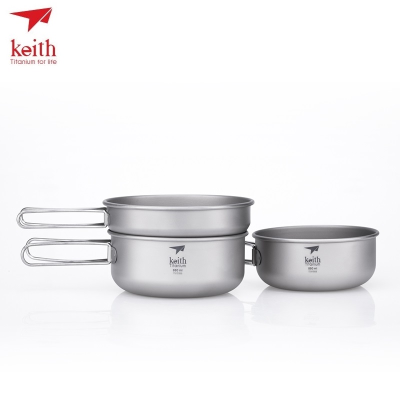 KEITH Titanium Ti6053 Set di p - Camping Cooking Hot Plate recensione e prezzo