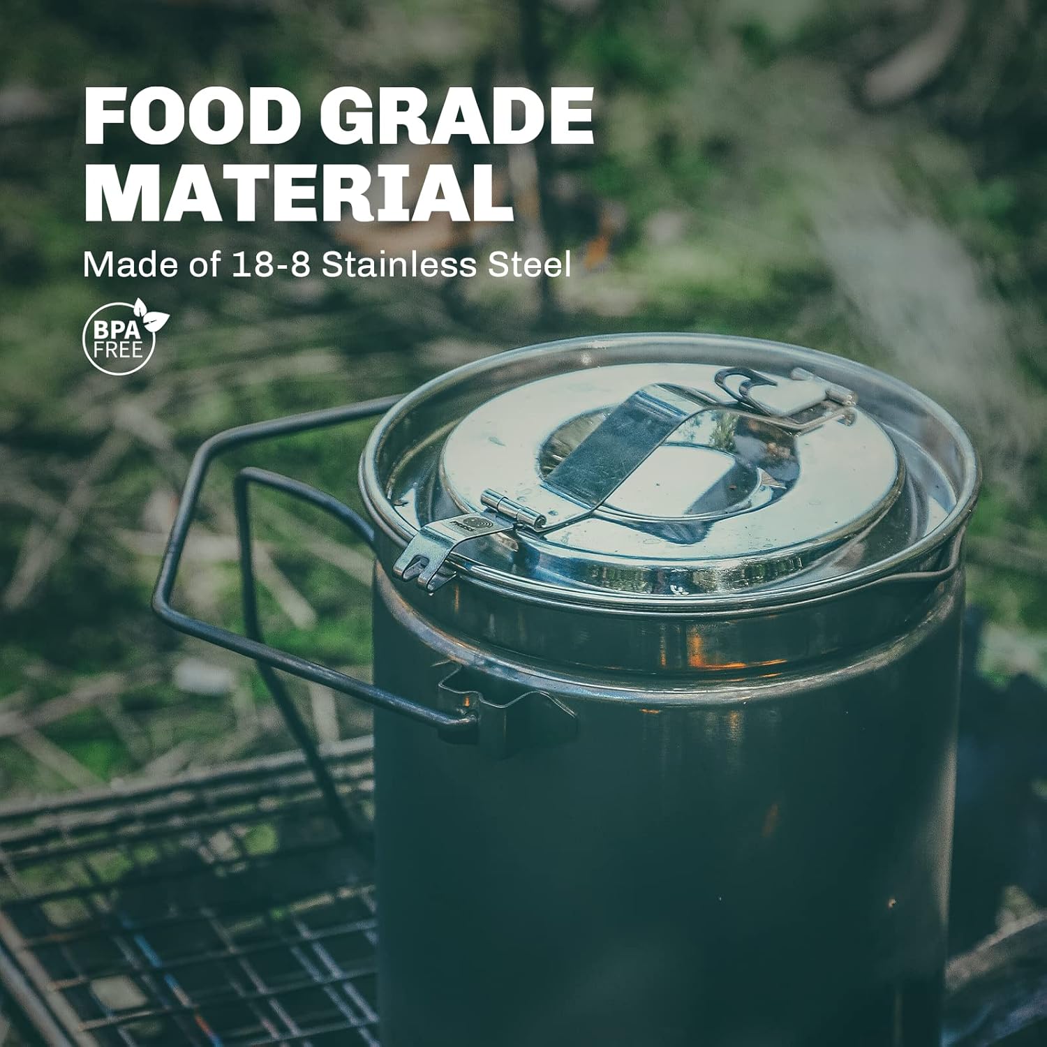 Pentola a vapore in acciaio in - Camping Cooking Unit recensione e prezzo