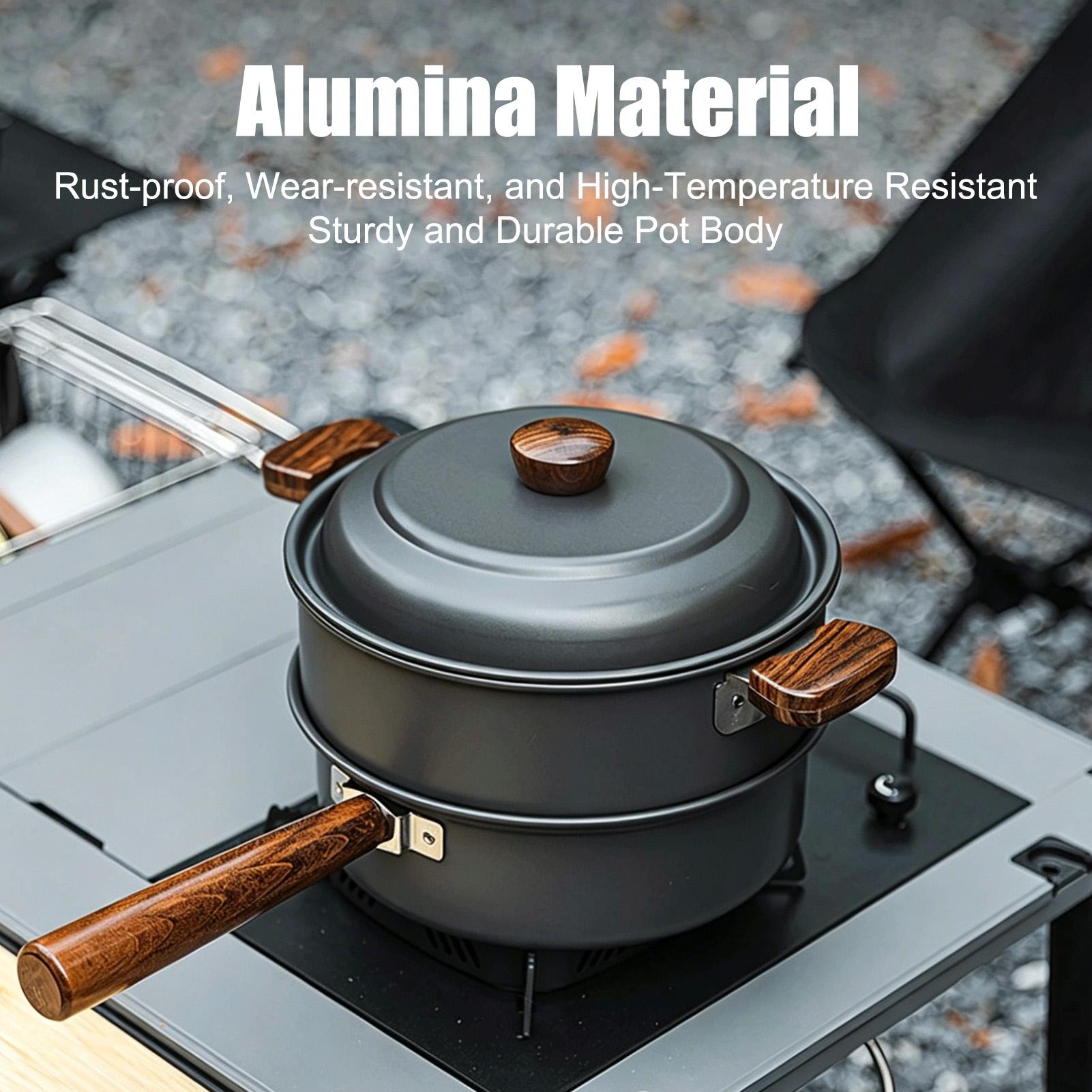 Pentola da campeggio portatile - Camping Double Cooking Stove recensione e prezzo