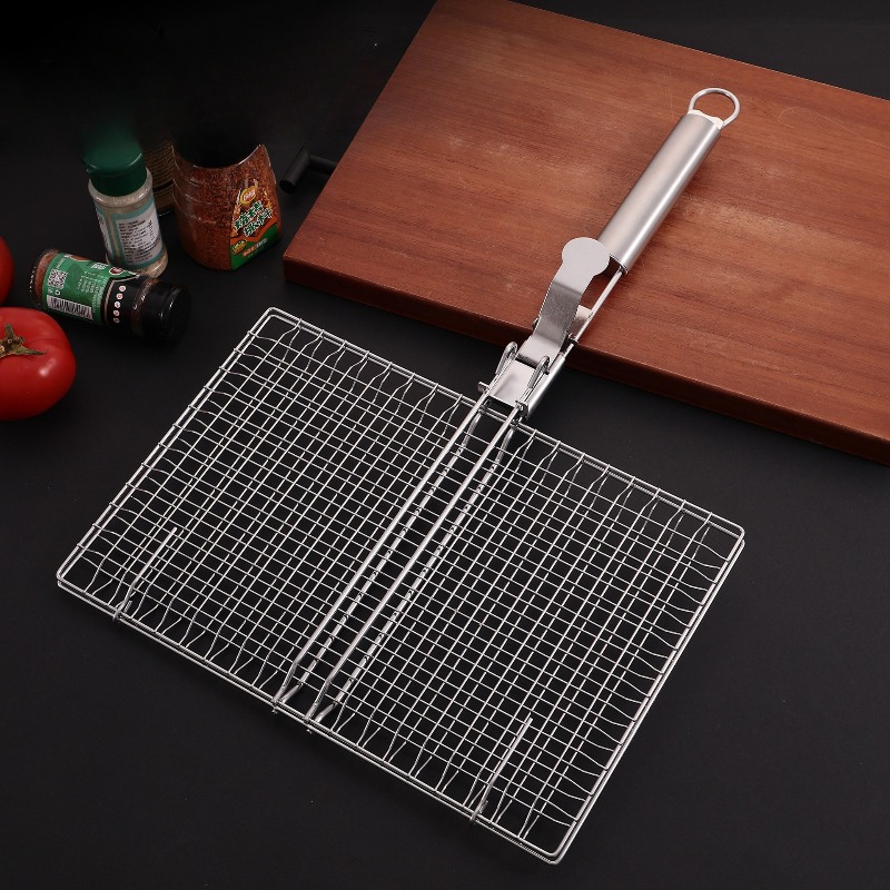 1 SET rete per barbecue manico - Camping Cooking Portable recensione e prezzo