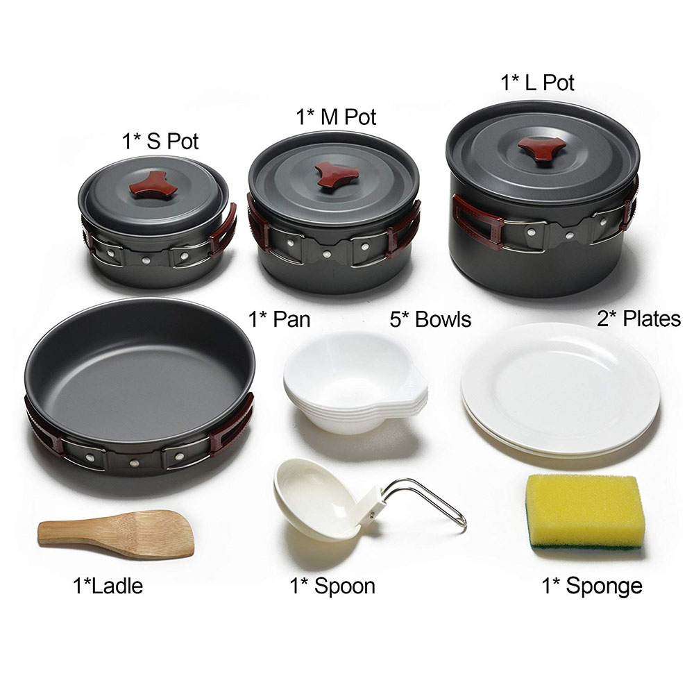 Kit di pentole da campeggio al - Campfire Cooking Anime recensione e prezzo