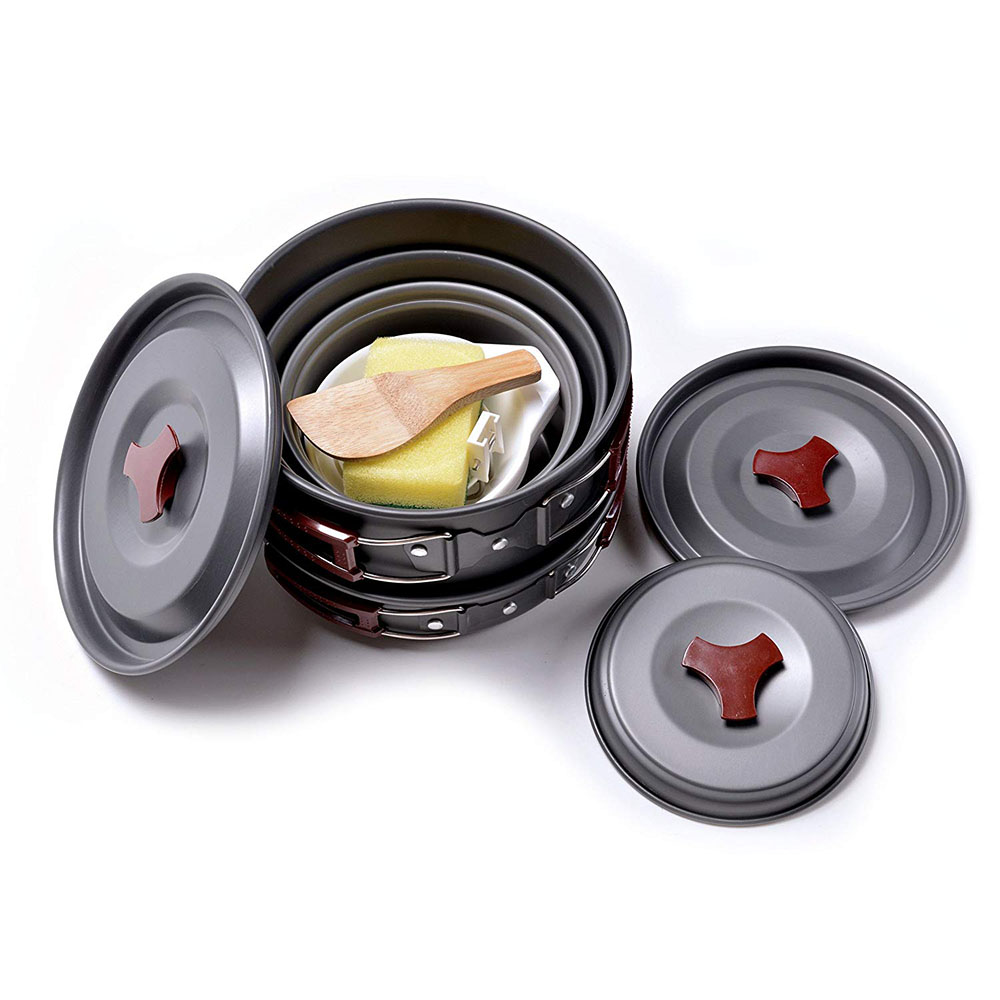 Kit di pentole da campeggio al - Campfire Cooking Anime recensione e prezzo