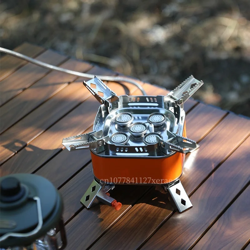 Fornello a Gas Portatile a 5 F - Camping Cooking No Gas recensione e prezzo